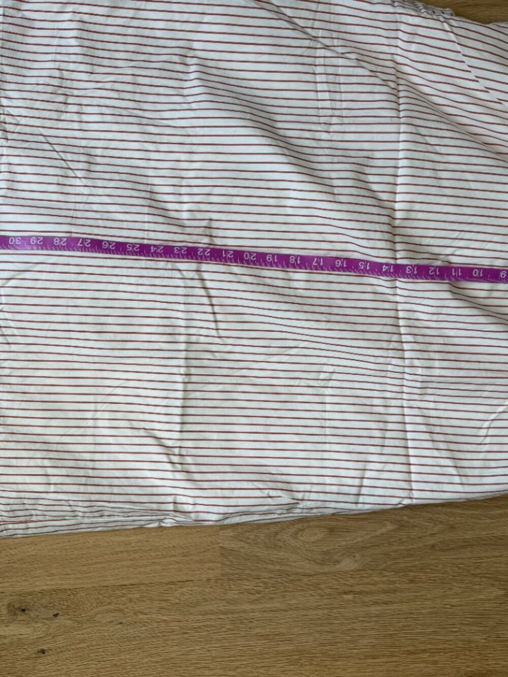 Quince Organic Cotton Poplin striped tiered dress - Picture 7 of 8